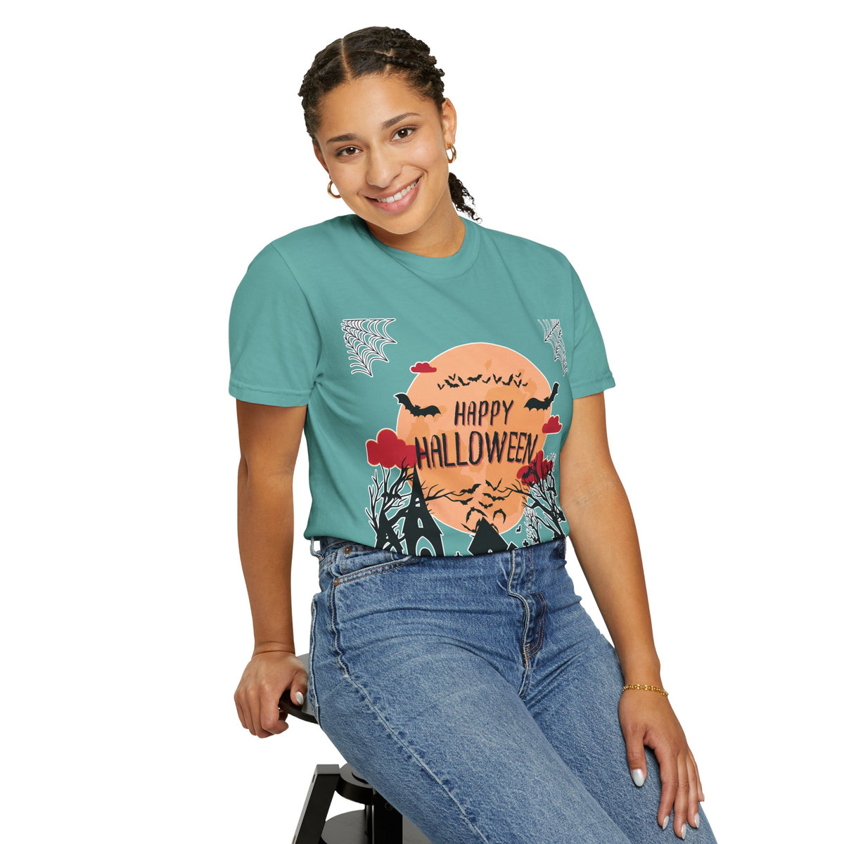 Happy Halloween Haunted Village T-Shirt