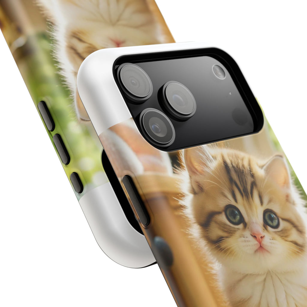 Cute Kitten Magnetic Impact-Resistant Phone Case