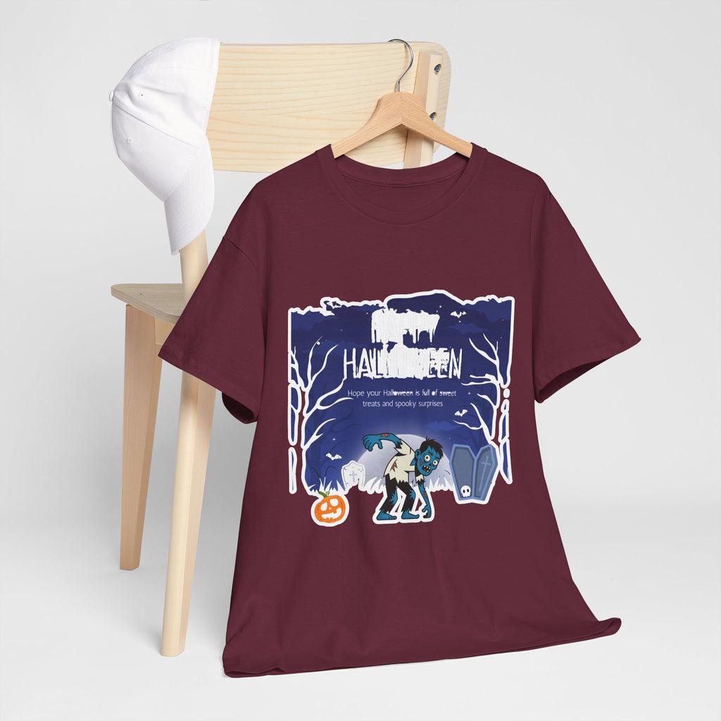 Happy Halloween Cute Witch T-Shirt — Halloween Graphic Tee for Kids & Adults