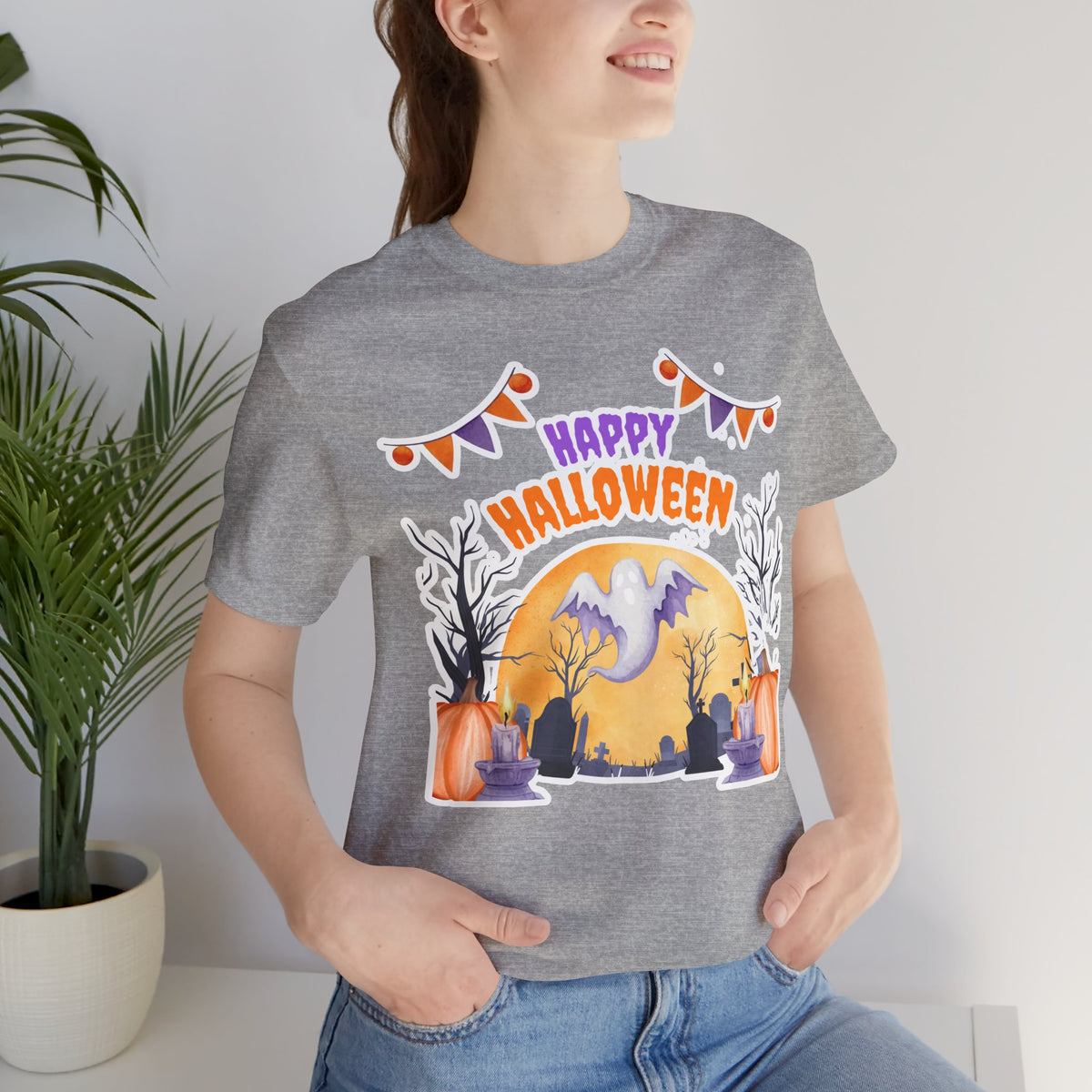 Happy Halloween Ghost T-Shirt