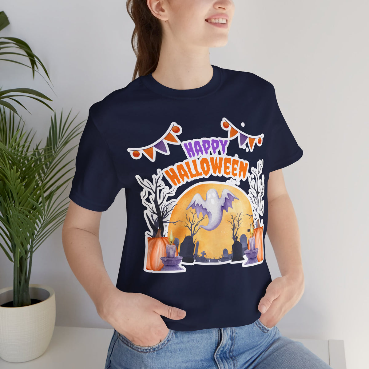 Happy Halloween Ghost T-Shirt