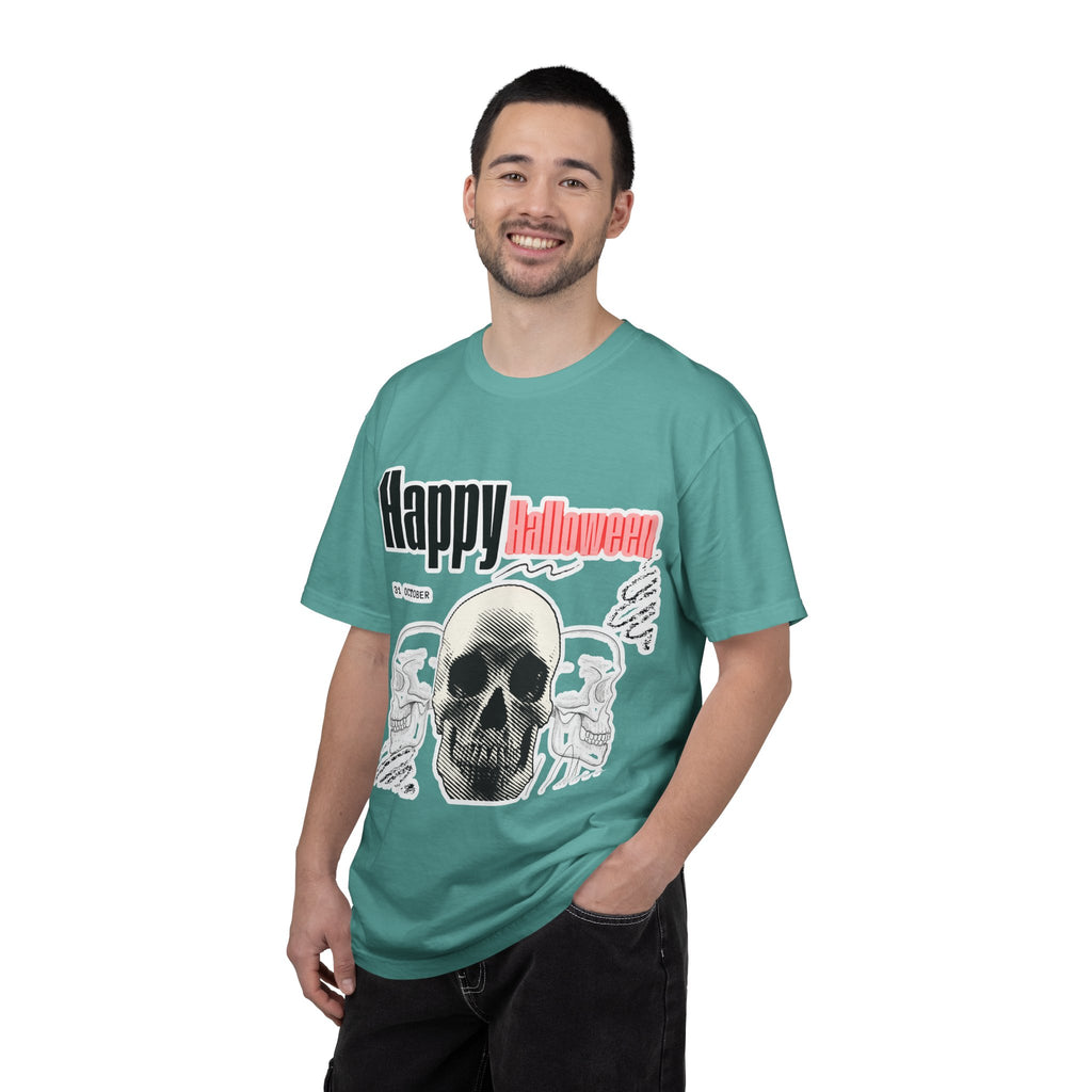 Happy Halloween Skull T-Shirt — Graphic Halloween Tee