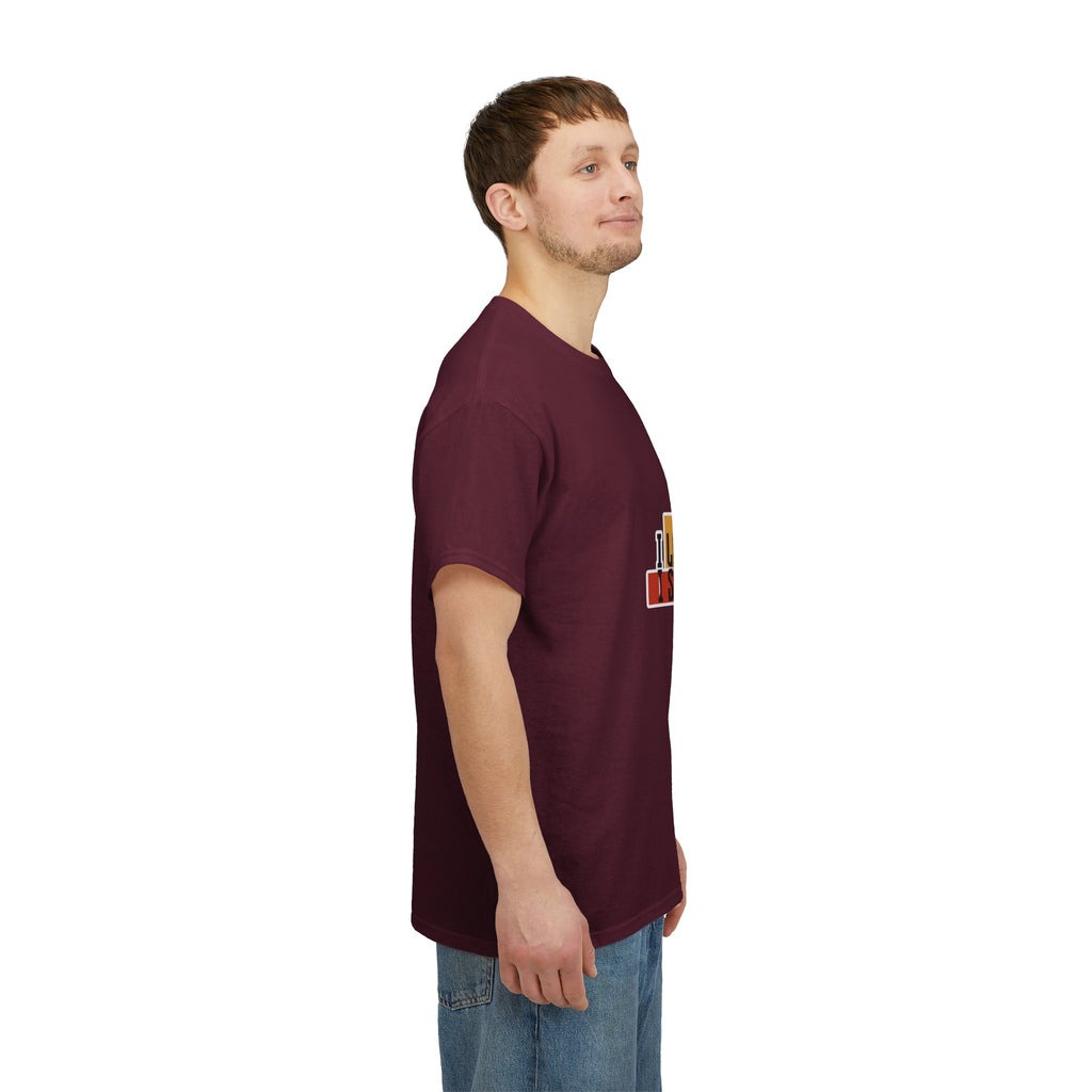 T-Shirt — I Live, I Study Graphic Tee (Minimalist Floral Collage)