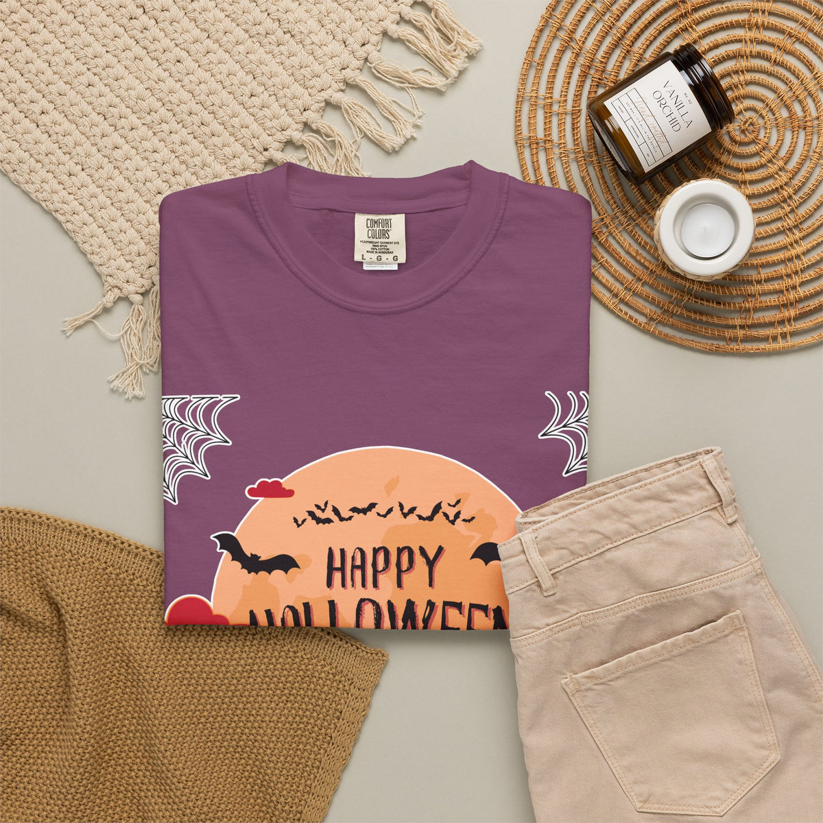 Happy Halloween Haunted Village T-Shirt