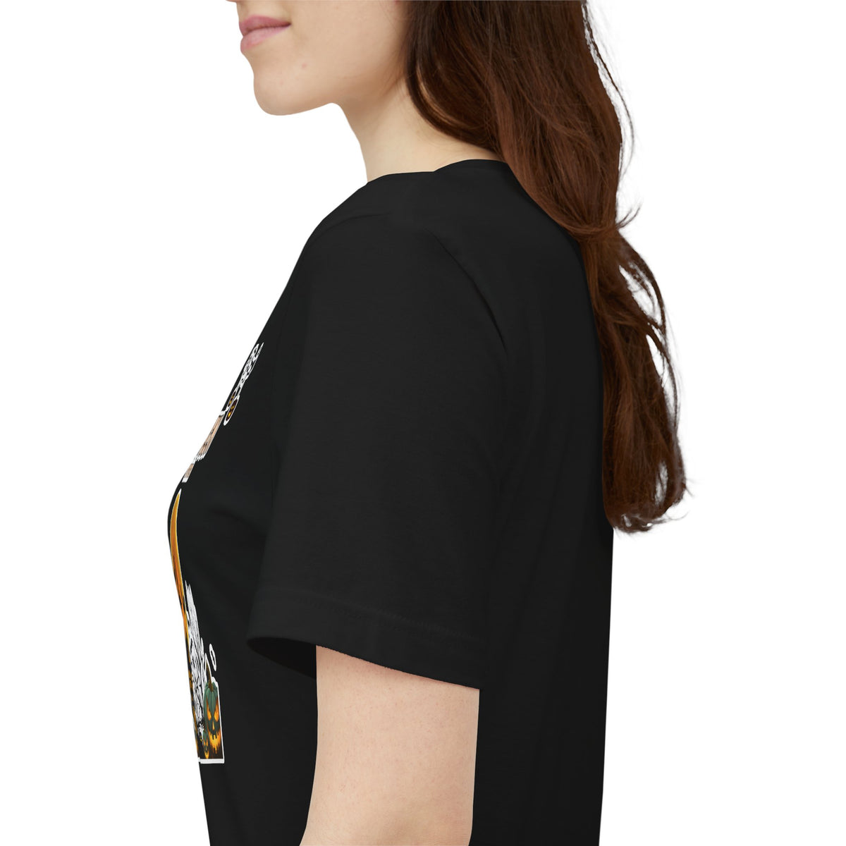 Halloween Haunted House T-Shirt — "Happy Halloween" Pumpkin Spooky Tee
