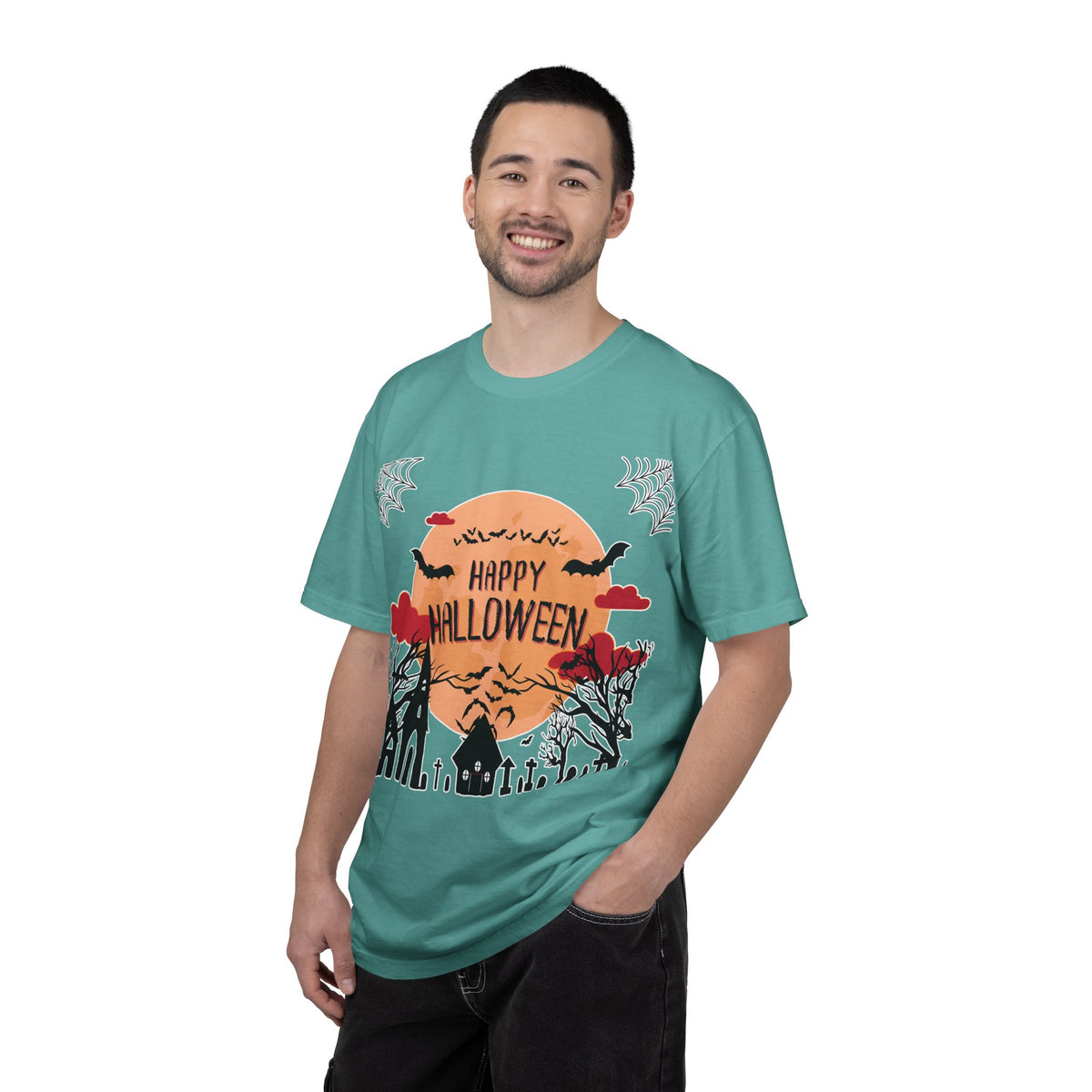 Happy Halloween Haunted Village T-Shirt