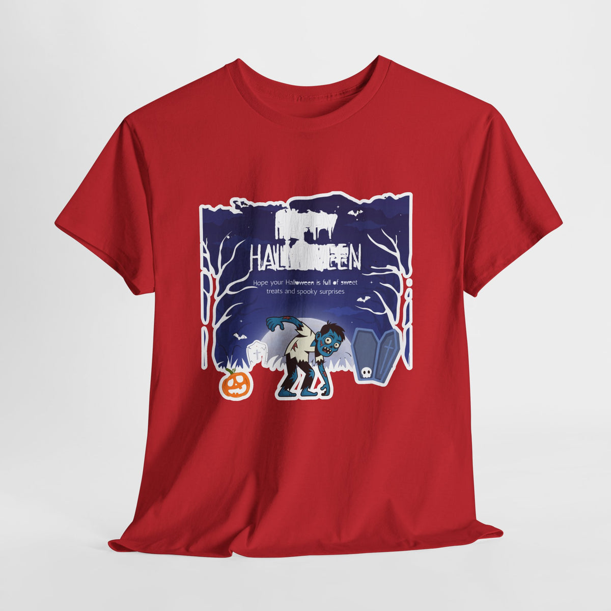 Happy Halloween Cute Witch T-Shirt — Halloween Graphic Tee for Kids & Adults