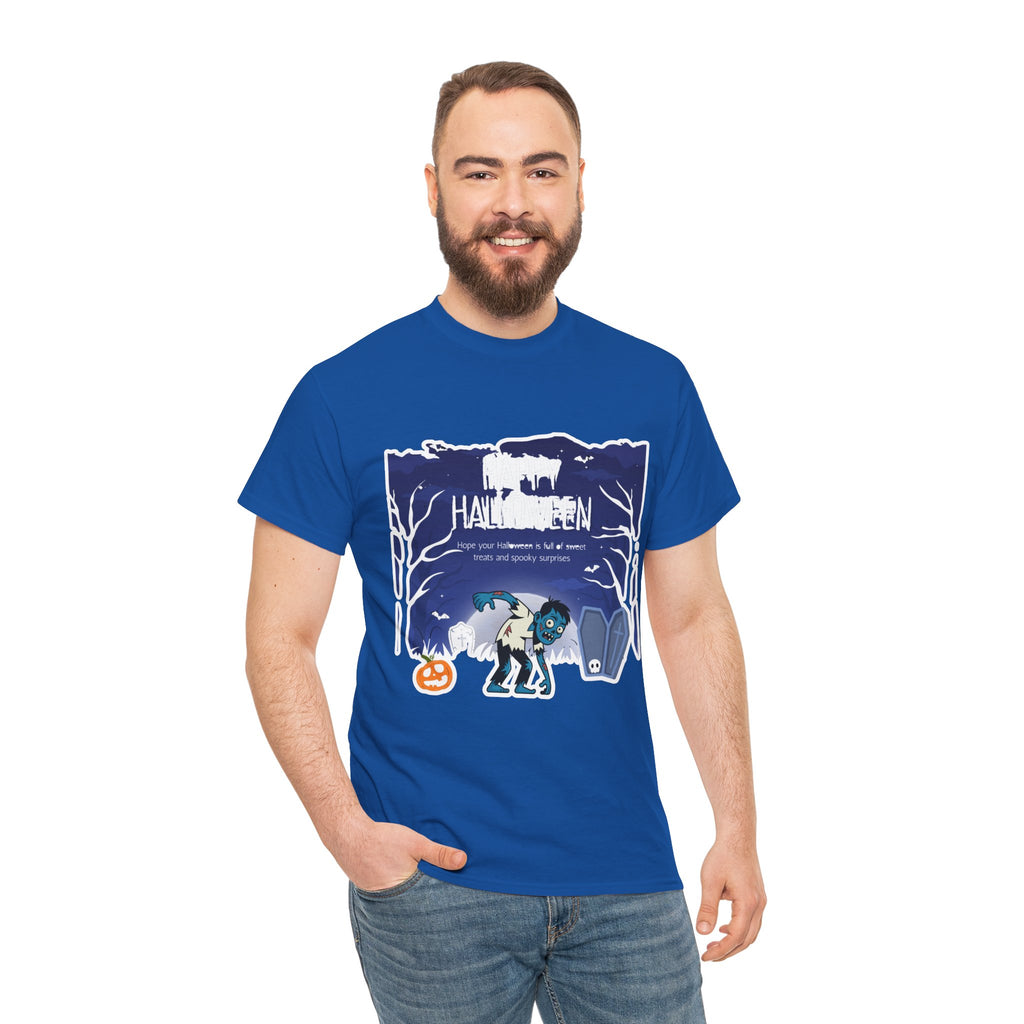 Happy Halloween Cute Witch T-Shirt — Halloween Graphic Tee for Kids & Adults