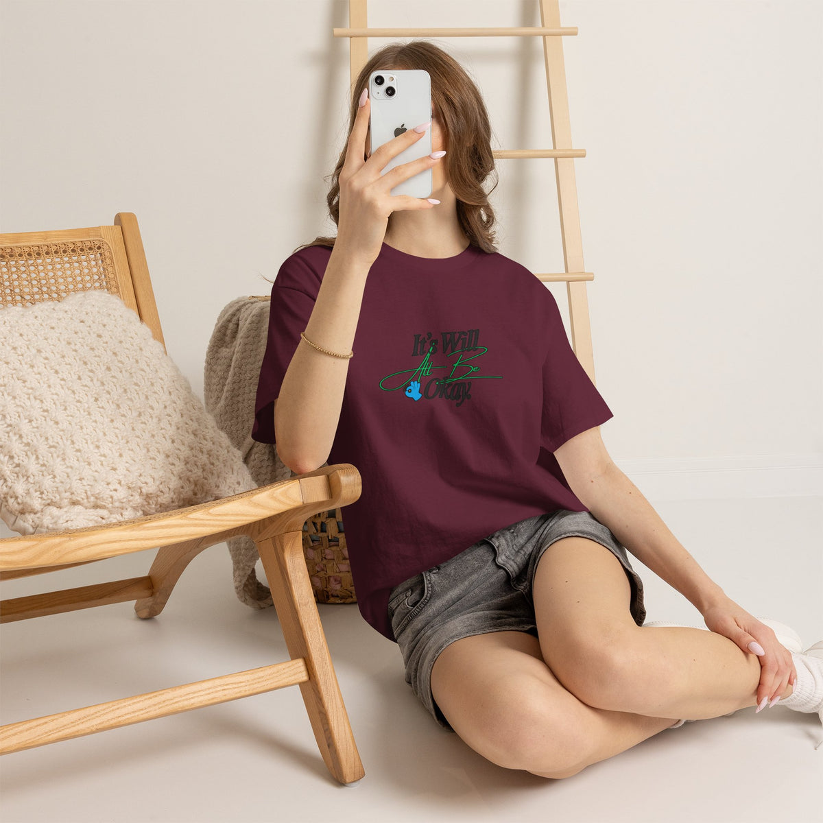 "It’s Will Be Okay" Comfort Tee — Inspirational Casual T-Shirt