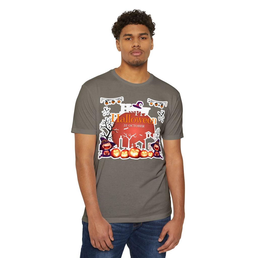 Halloween Pumpkin Haunted House T-Shirt