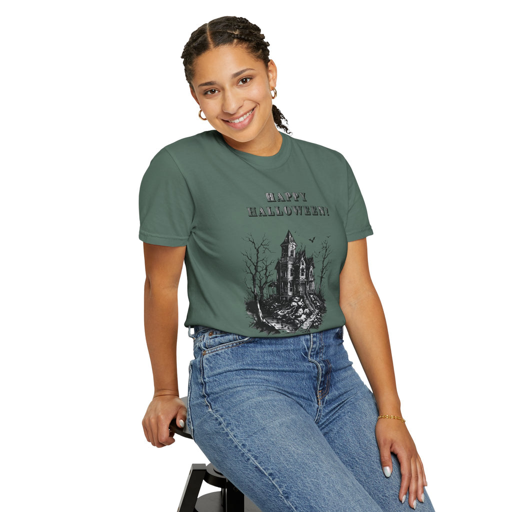 Happy Halloween Haunted House T-Shirt