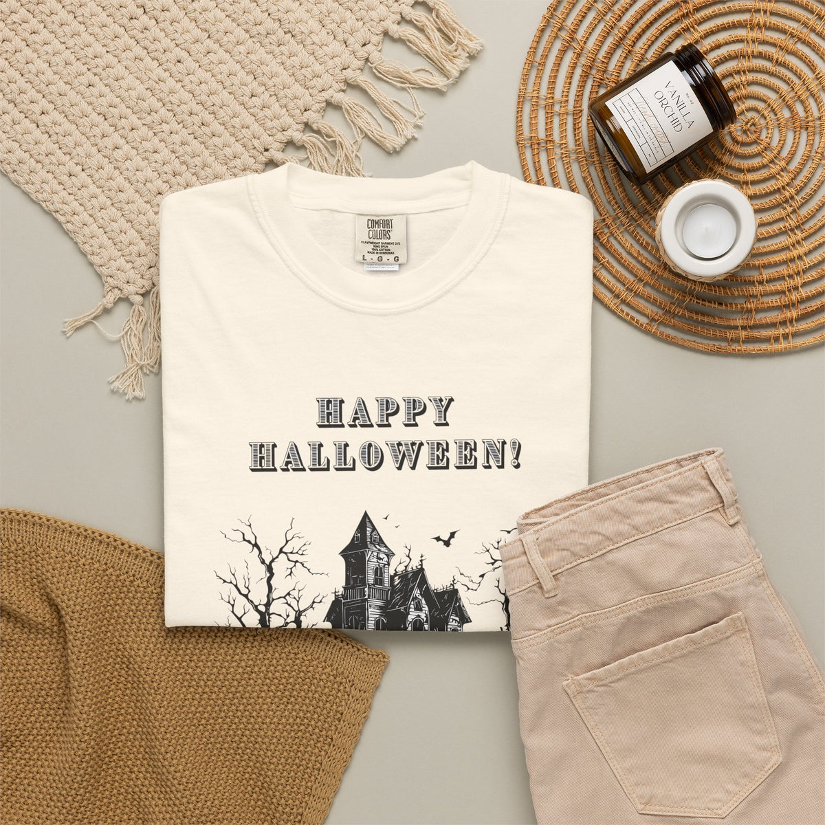 Happy Halloween Haunted House T-Shirt