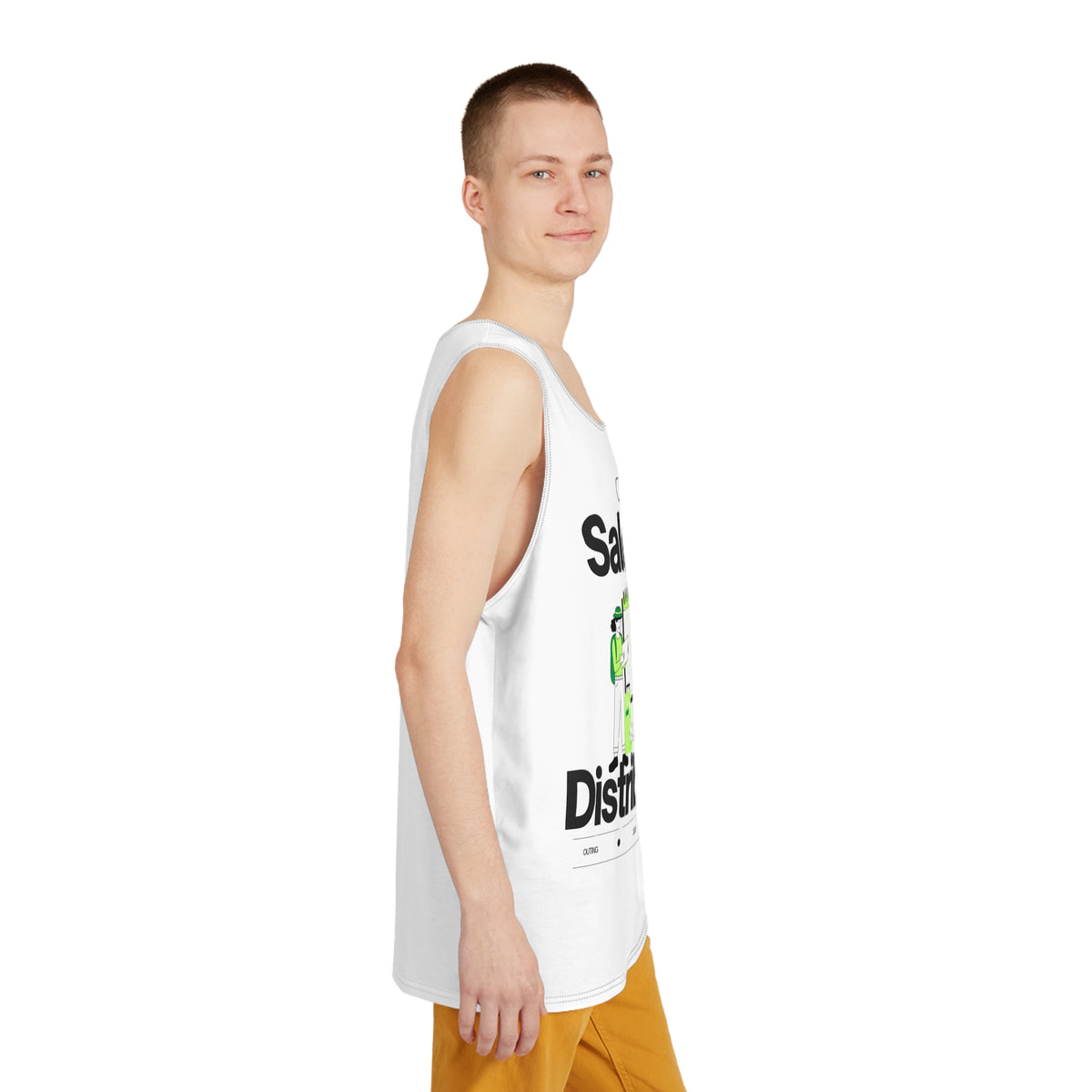 Funny Gardening Tank Top — 'I Dig and I Know Things' Men’s Graphic Tank