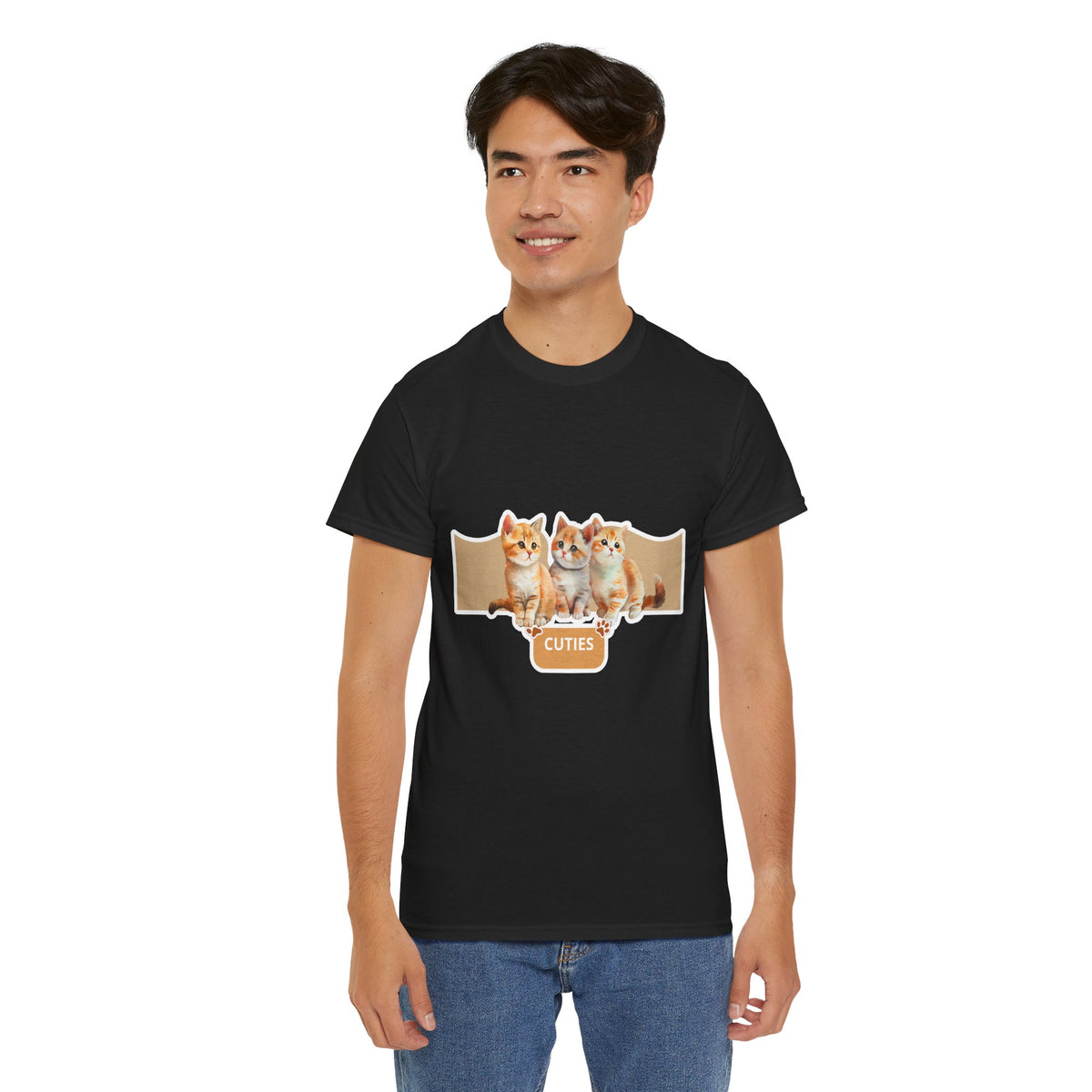 Cute Kittens "Cuties" T-Shirt - Adorable Cat Graphic Tee for Cat Lovers