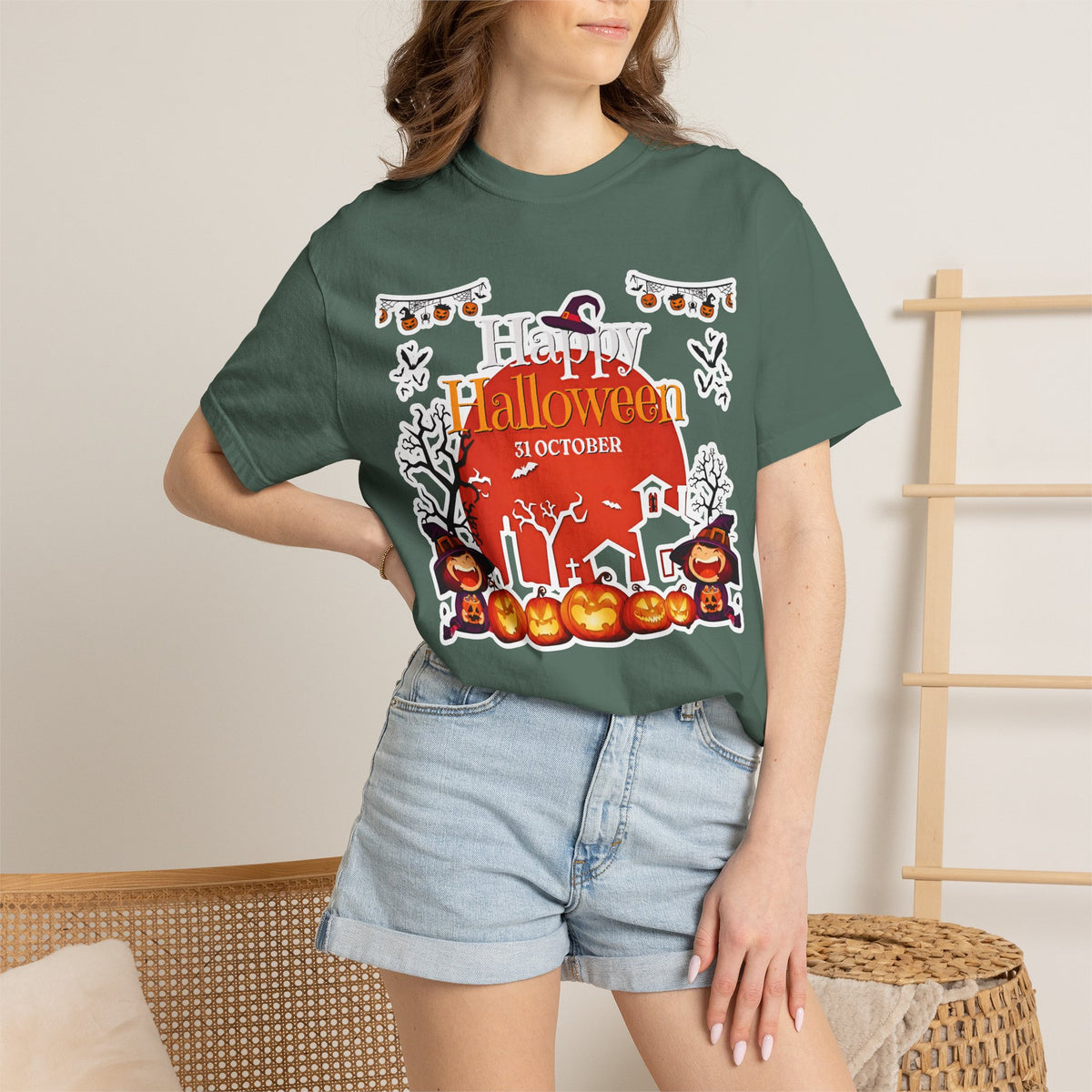 Happy Halloween Haunted House T-Shirt