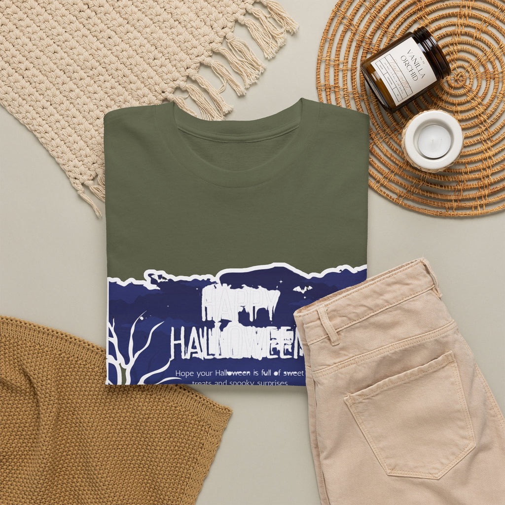 Happy Halloween Cute Witch T-Shirt — Halloween Graphic Tee for Kids & Adults