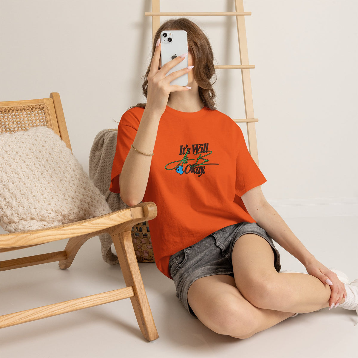 "It’s Will Be Okay" Comfort Tee — Inspirational Casual T-Shirt