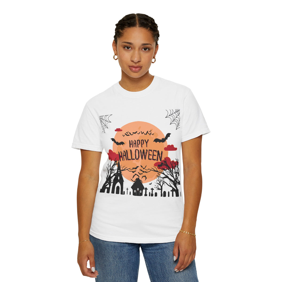 Happy Halloween Haunted Village T-Shirt