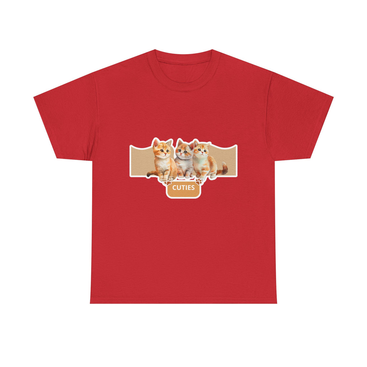 Cute Kittens "Cuties" T-Shirt - Adorable Cat Graphic Tee for Cat Lovers