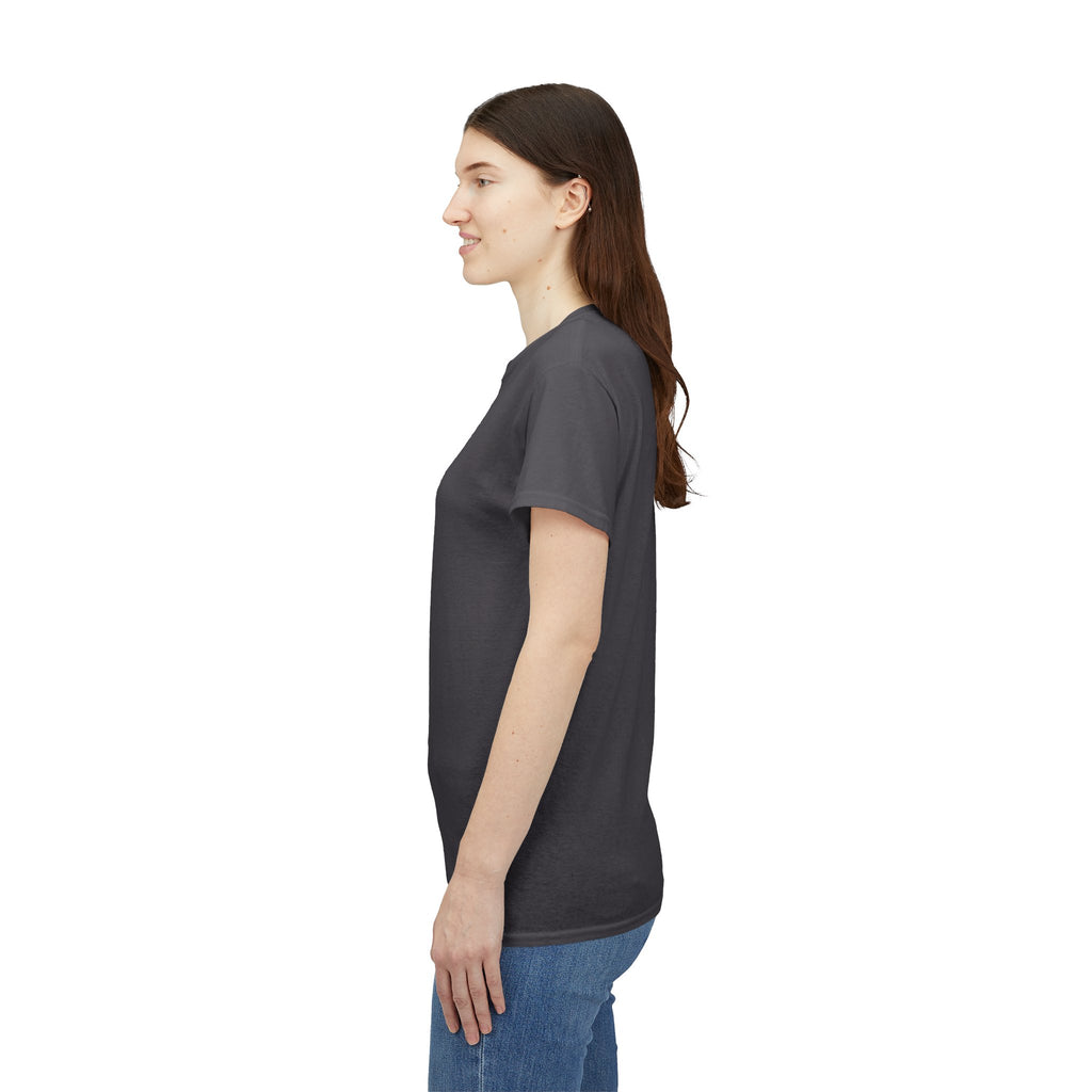 T-Shirt — I Live, I Study Graphic Tee (Minimalist Floral Collage)
