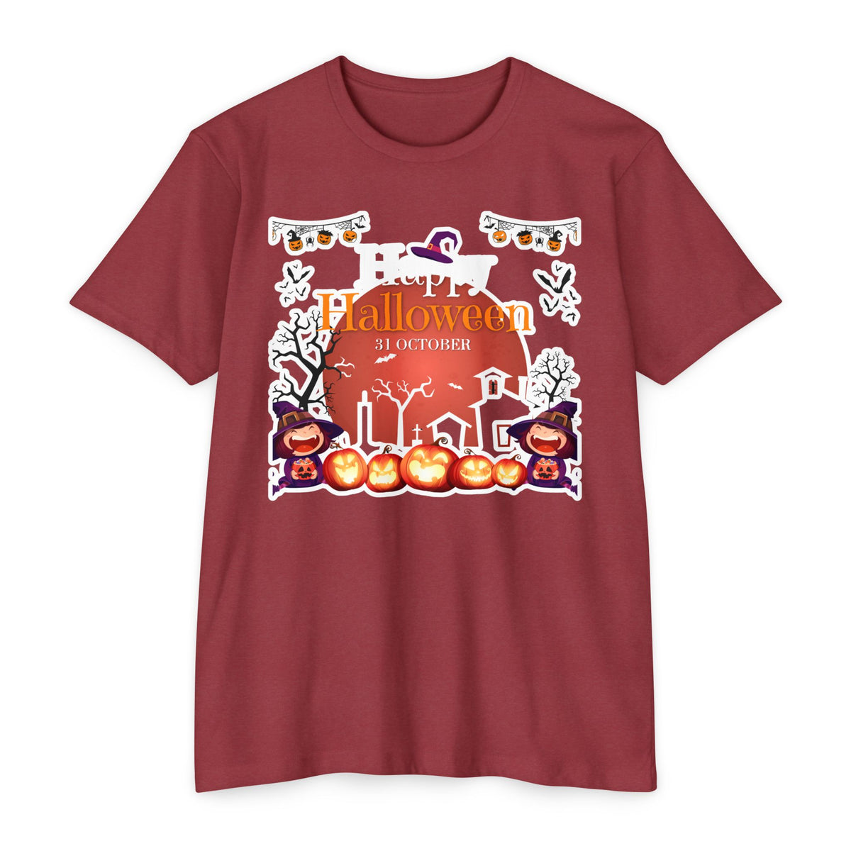 Halloween Pumpkin Haunted House T-Shirt