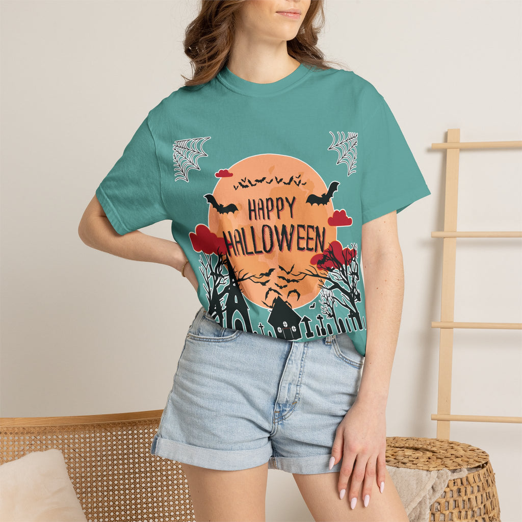 Happy Halloween Haunted Village T-Shirt