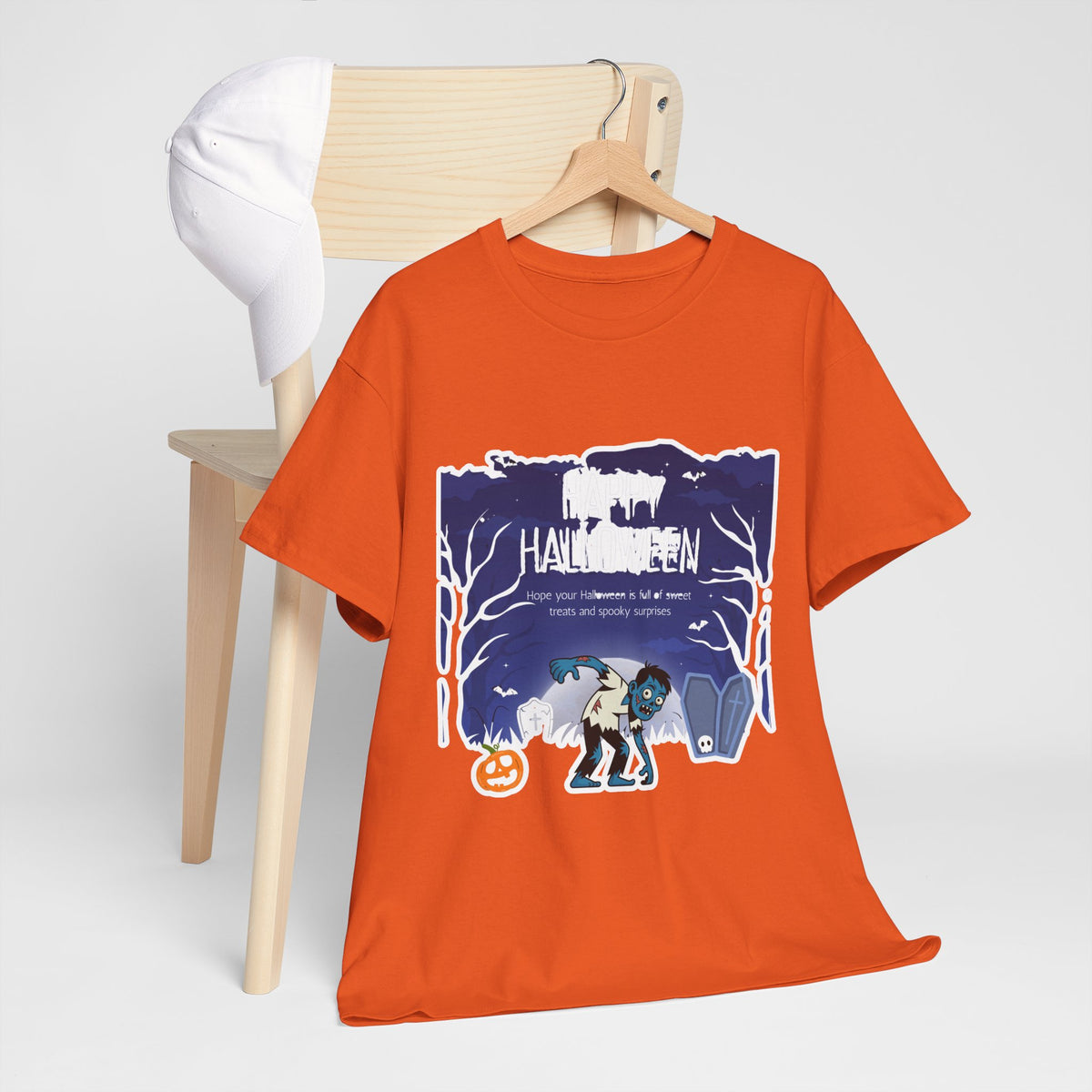 Happy Halloween Cute Witch T-Shirt — Halloween Graphic Tee for Kids & Adults