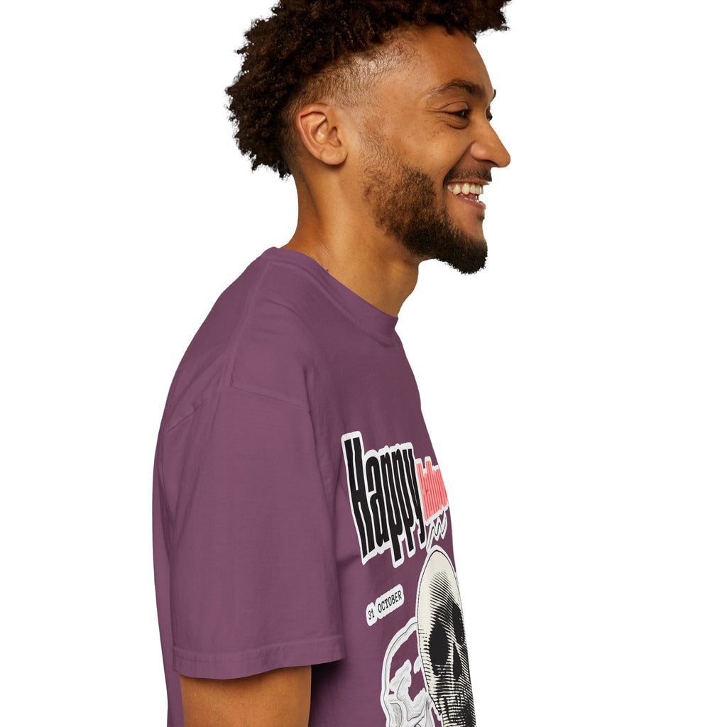 Happy Halloween Skull T-Shirt — Graphic Halloween Tee